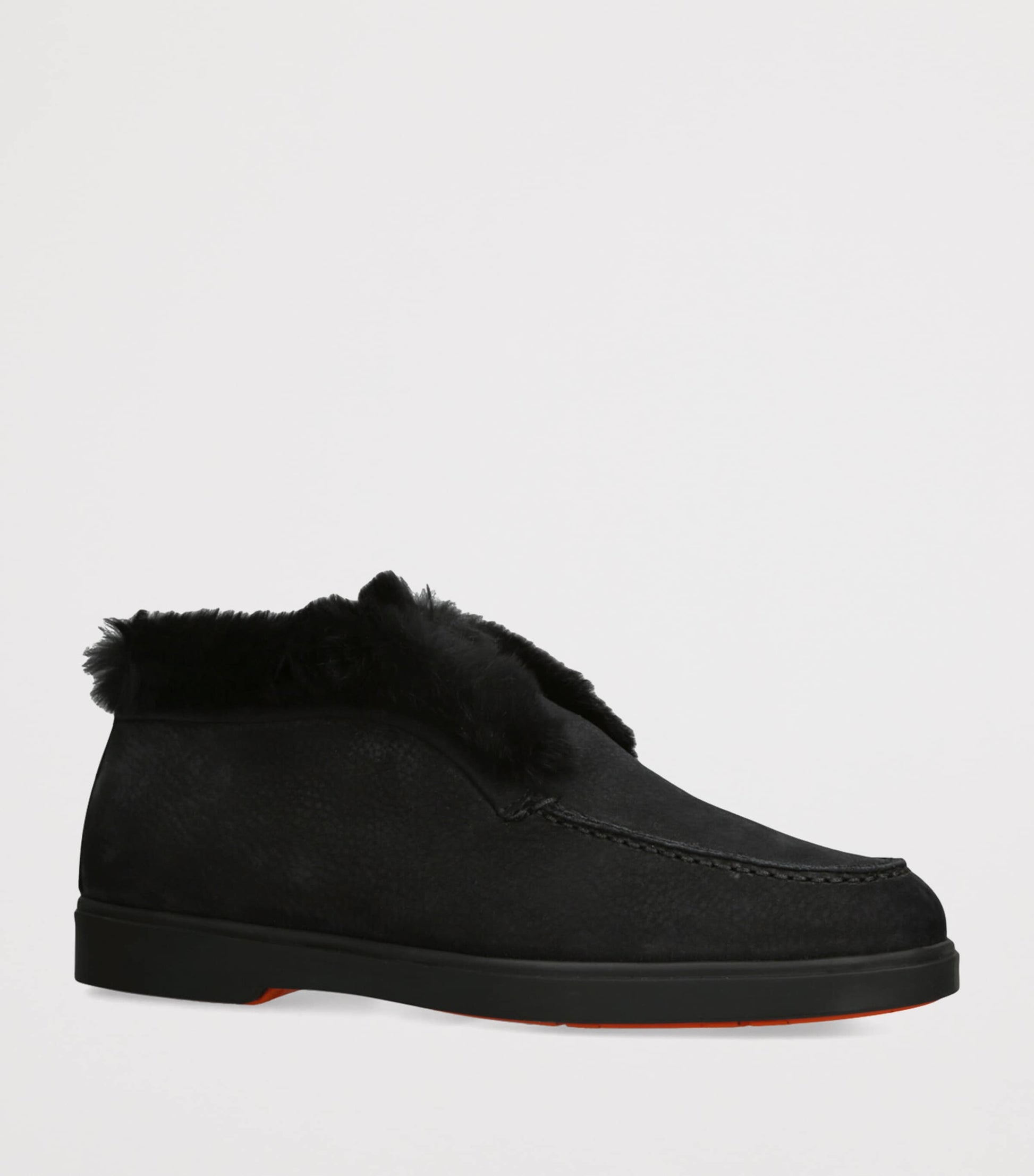 Black Suede Hadeel Ankle Boots