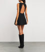 Claudie Pierlot Black Lace-Trim Mini Dress