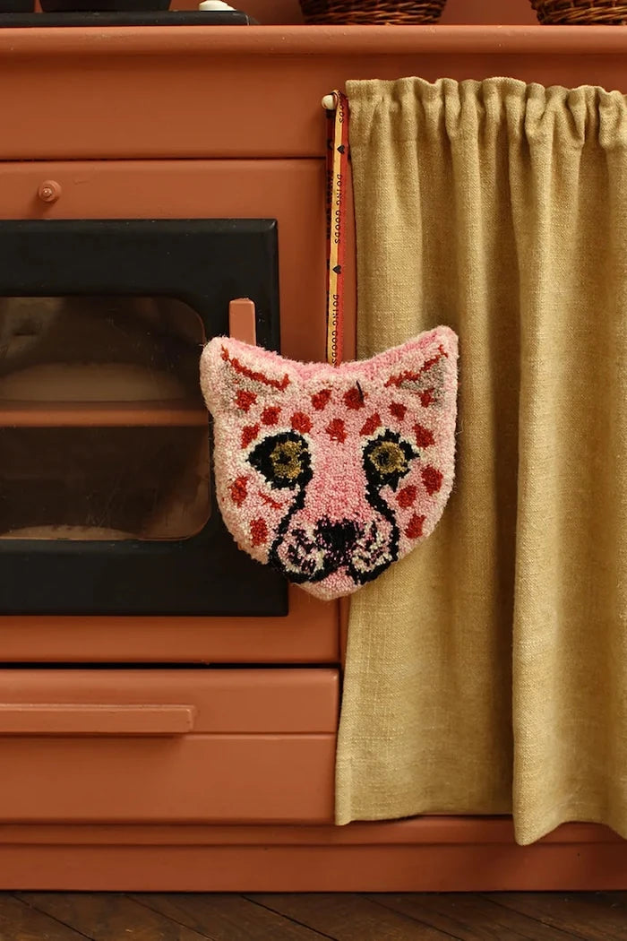 Декорация на стена Doing Goods Pinky Leopard 20 x 22 x 2 cm