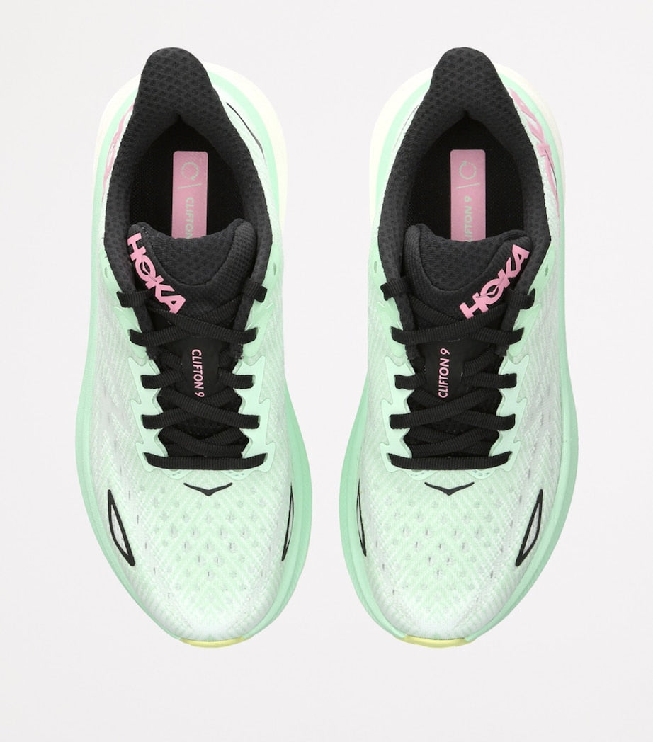 Green Clifton 9 Running Sneakers