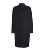 System Navy Wool-Alpaca Overcoat