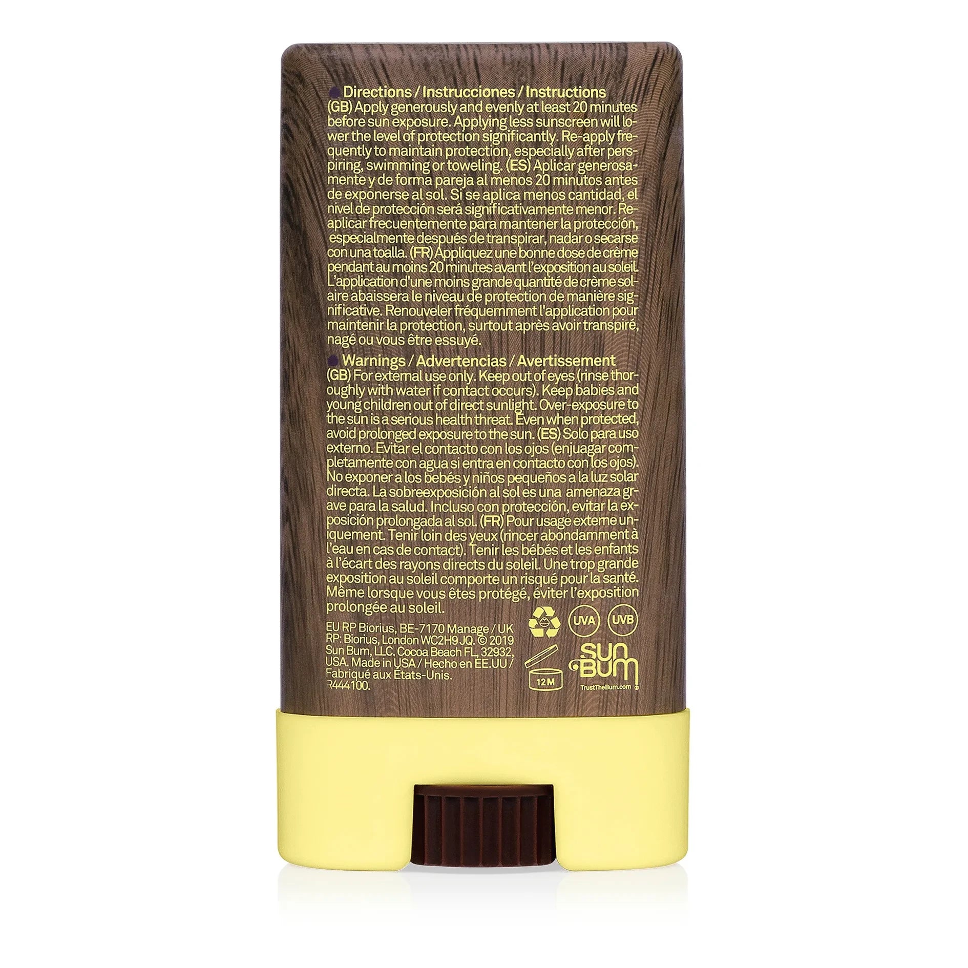 Sunbum - Original Face Strick SPF 30 - 30g
