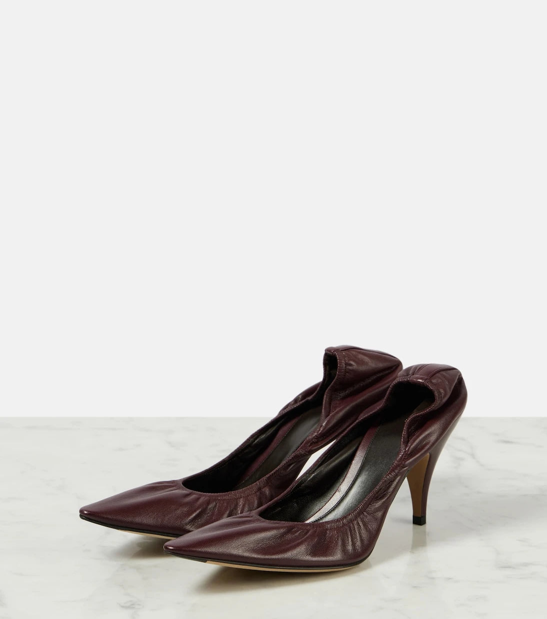 The Row - Liisa 80 leather pumps