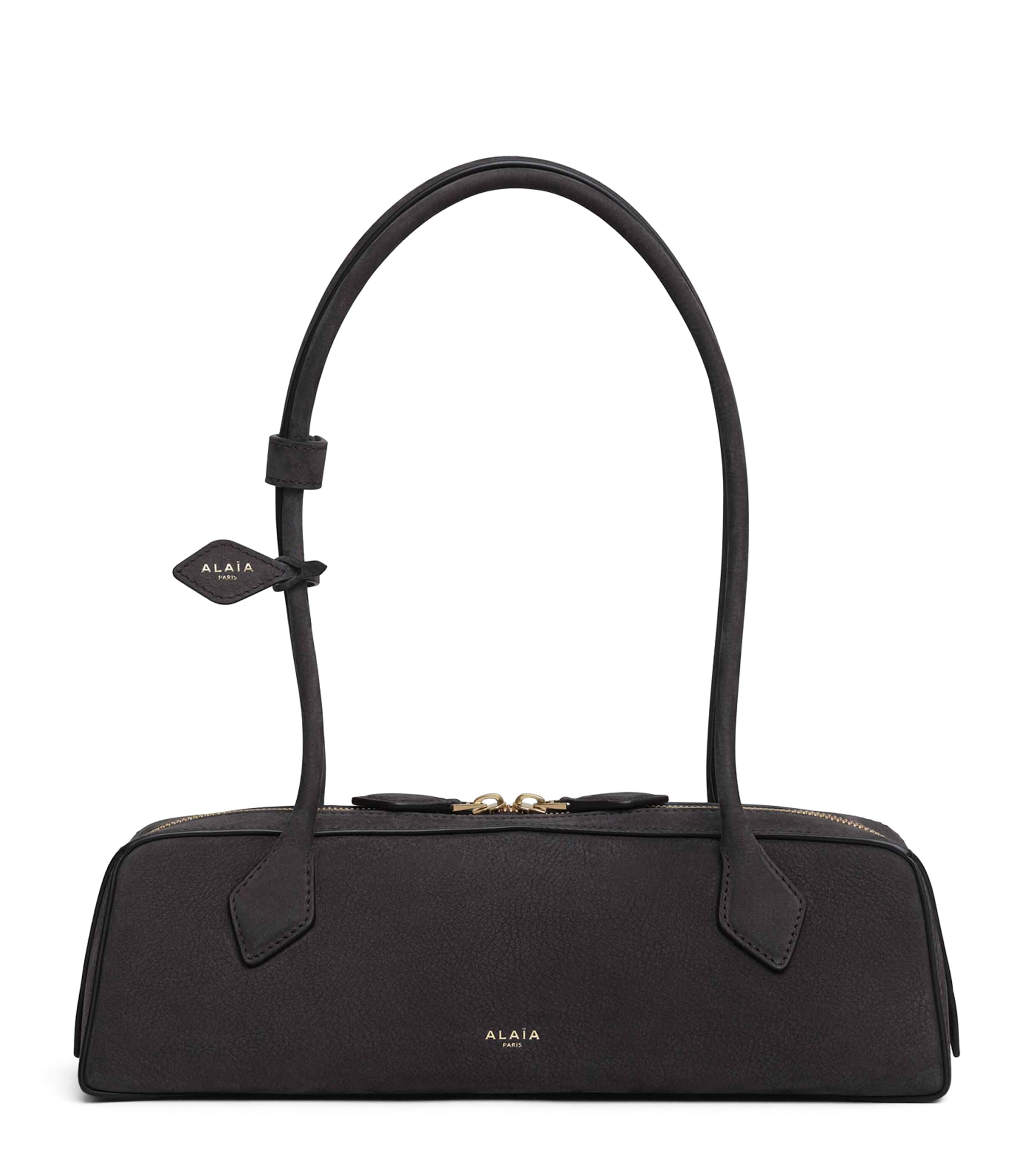 Alaïa Medium Suede Le Teckel Shoulder Bag