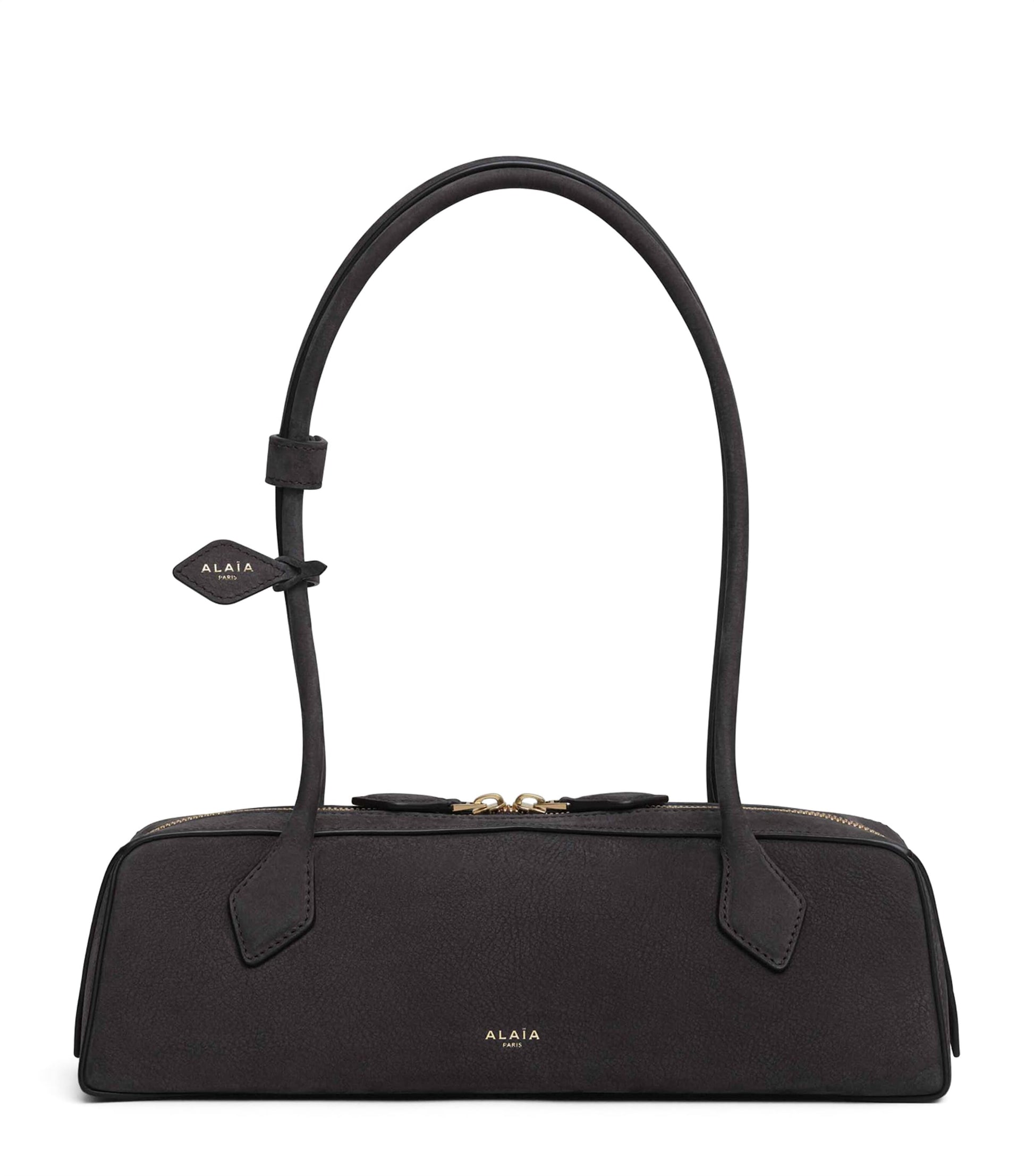 Alaïa Medium Suede Le Teckel Shoulder Bag
