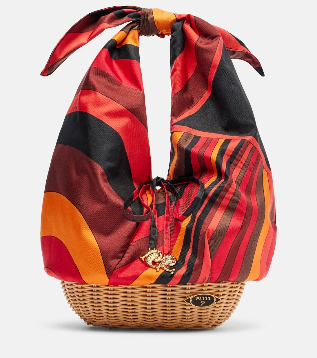 Pucci - Picnic Iride silk top-handle bag