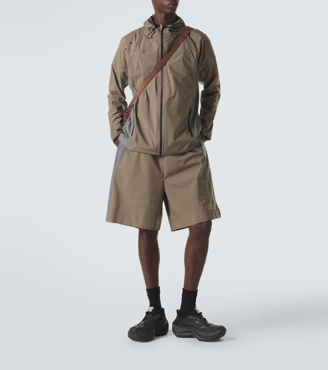 Balenciaga - Colorblocked technical shorts