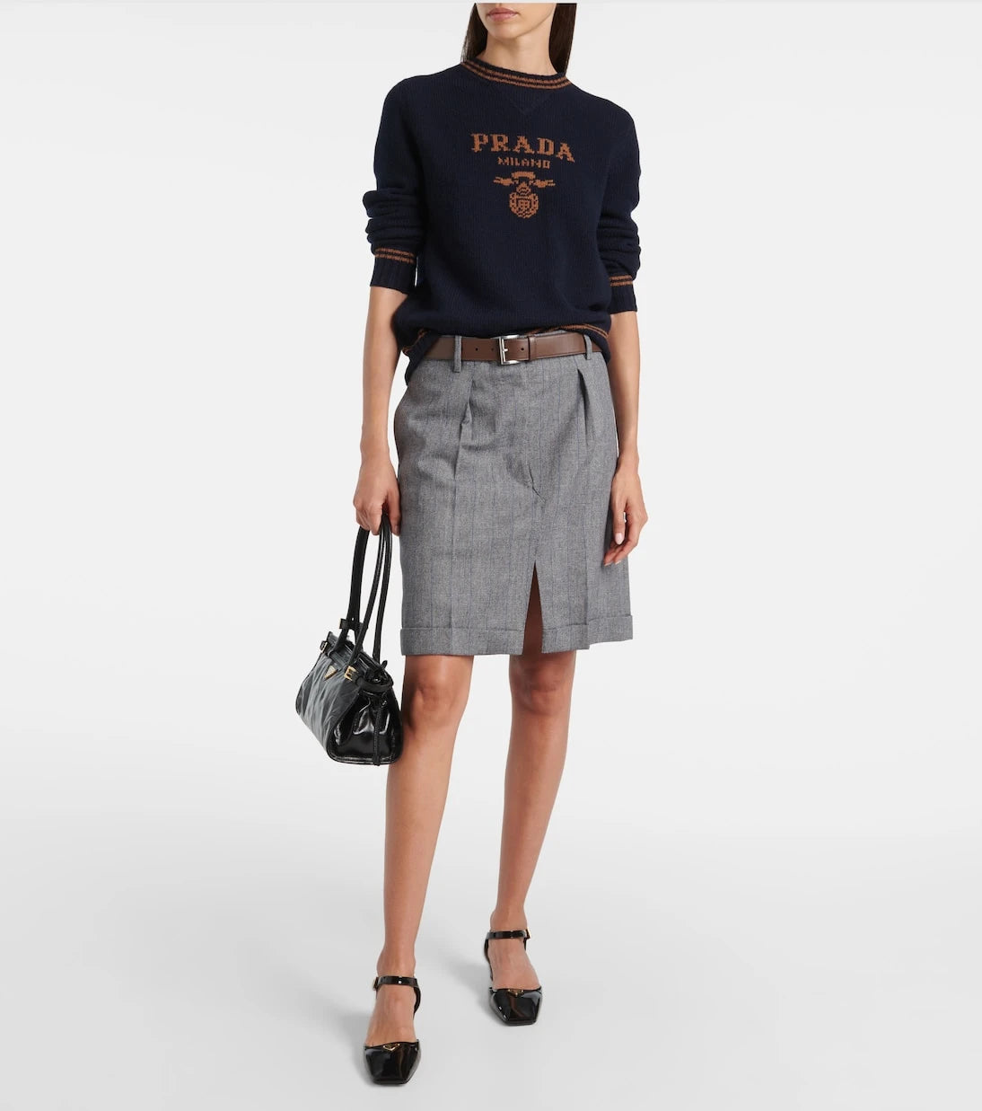 Prada - Wool miniskirt