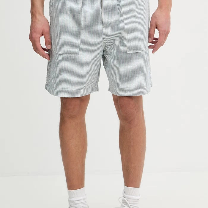 Guess Jeans Erkek Kısa Pantolon, Keten Karışımlı