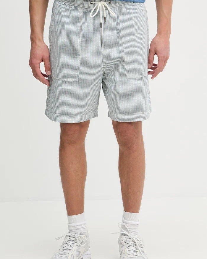 Guess Jeans Erkek Kısa Pantolon, Keten Karışımlı