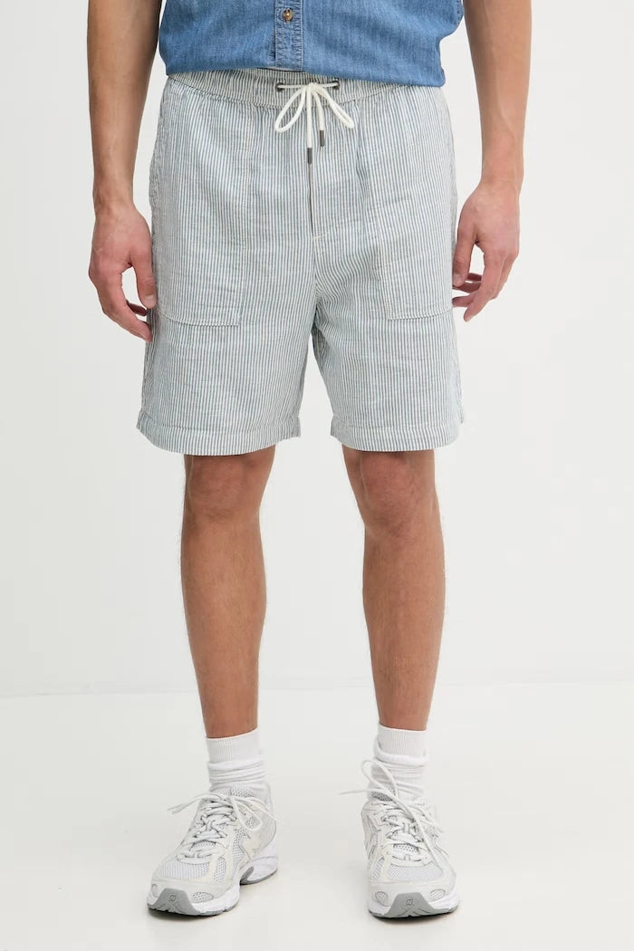 Guess Jeans Erkek Kısa Pantolon, Keten Karışımlı