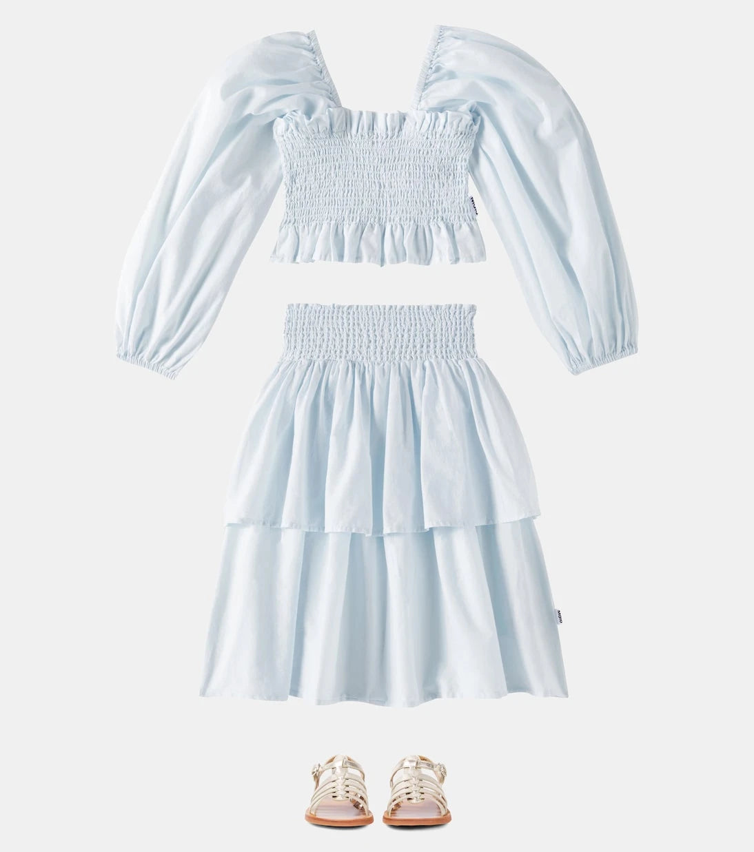 Molo - Brenna ruched cotton skirt
