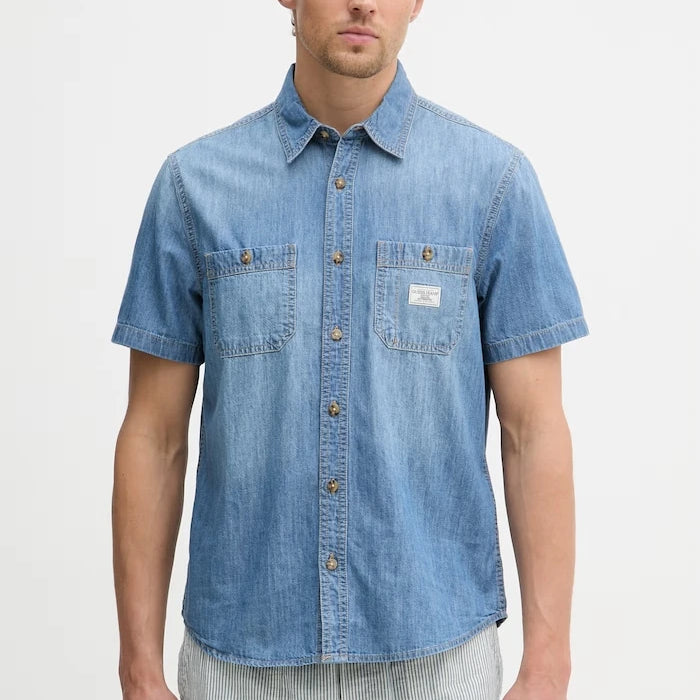 Guess Jeans риза мъжка от деним