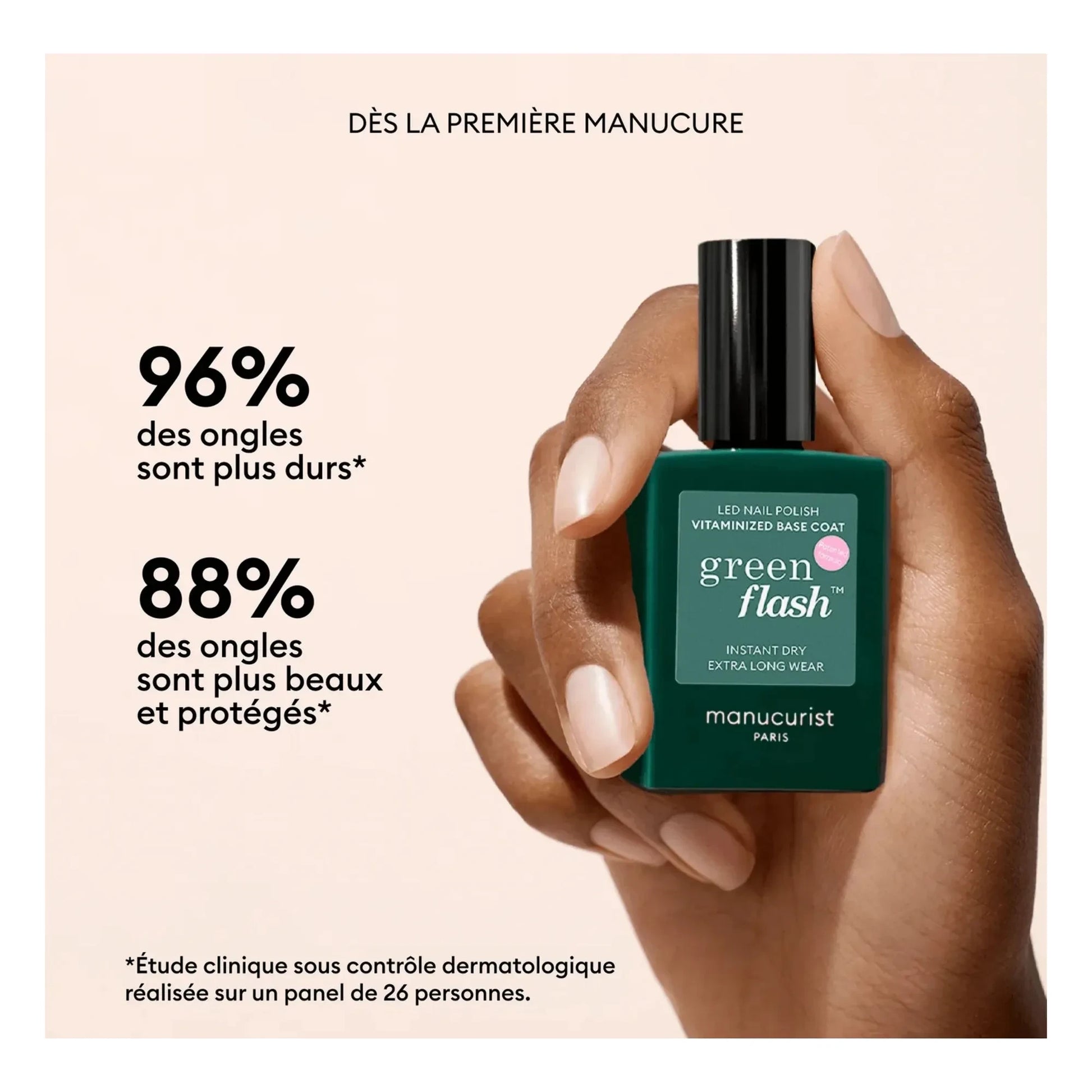 Manucurist - Green Flash vitaminized base coat - 15 ml
