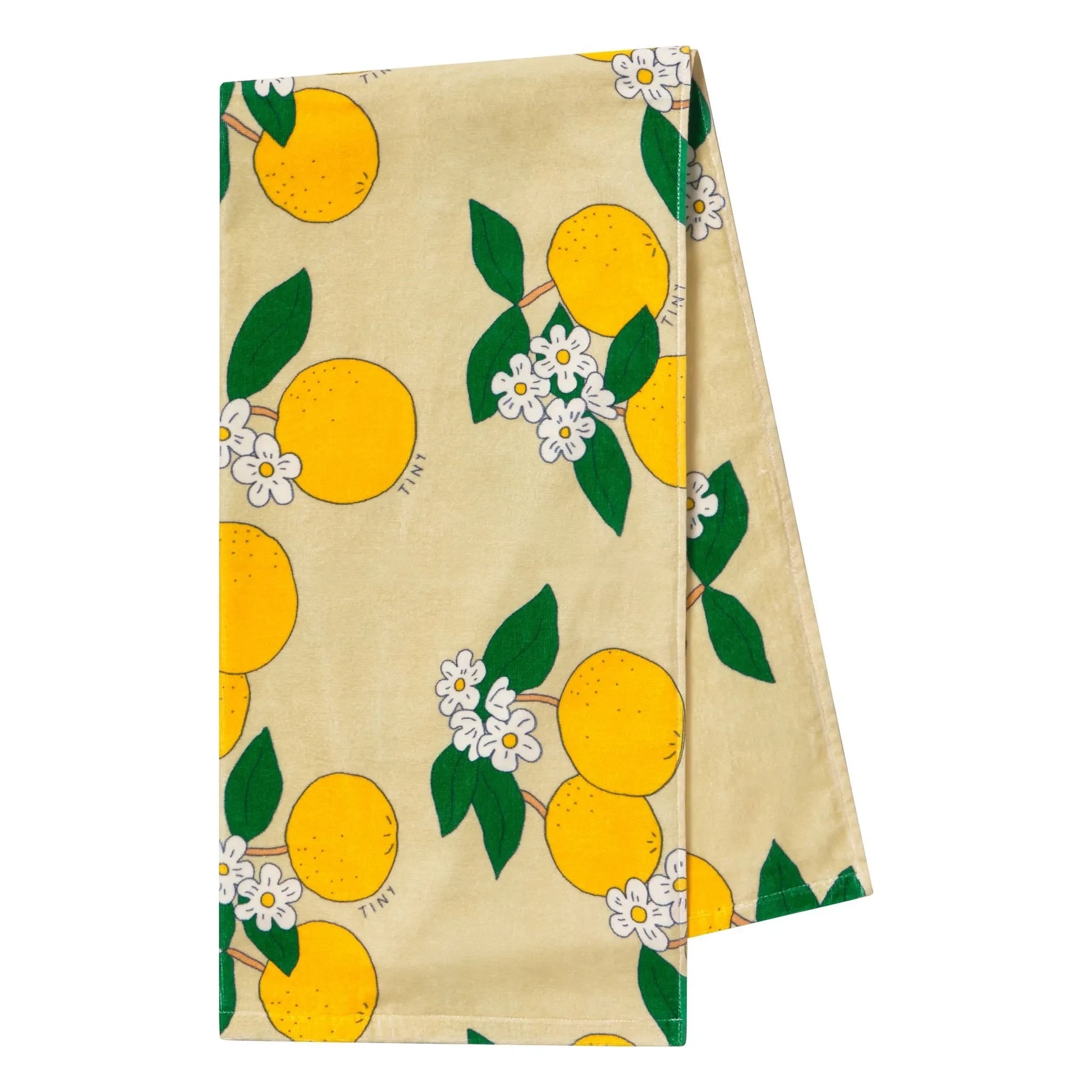 Tinycottons - Beach Towel Orange Organic Cotton | Yellow