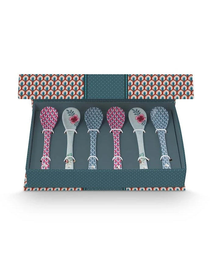 Pip Studio Oriental Flower Festival Kaşık Seti (6 Parça)