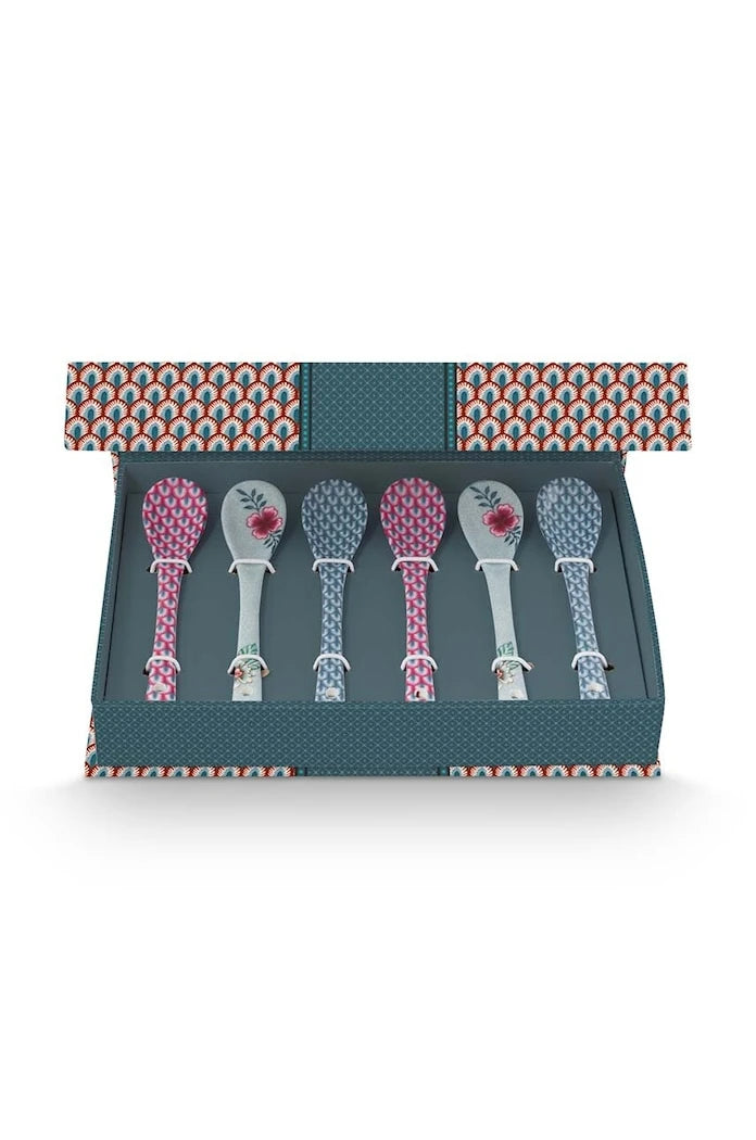 Pip Studio Oriental Flower Festival Kaşık Seti (6 Parça)