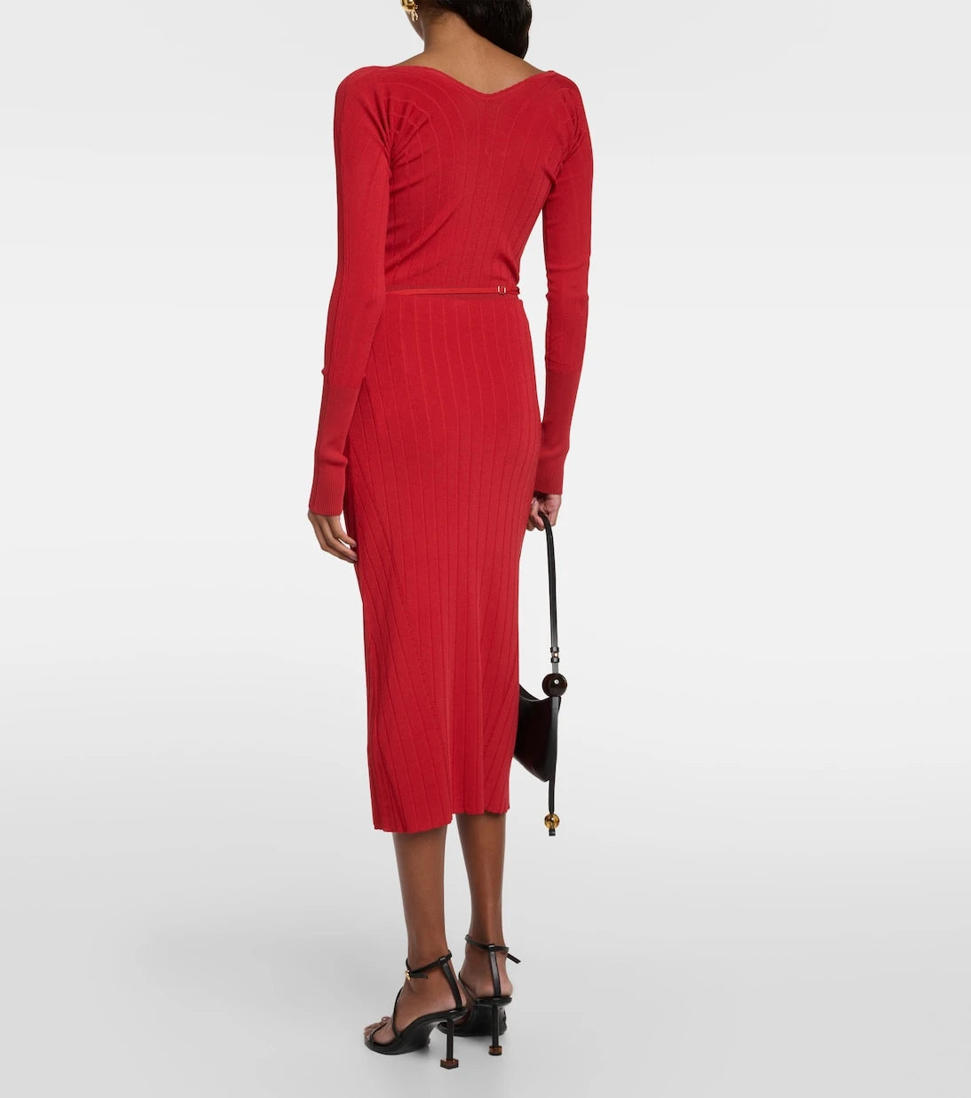 Jacquemus - La Jupe Pralu knitted midi skirt
