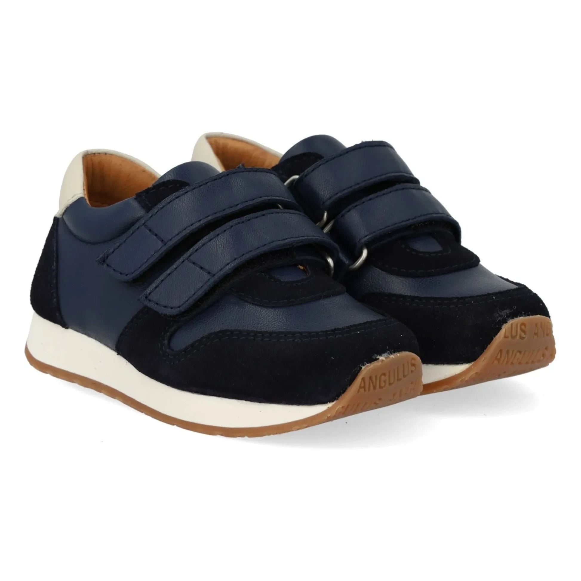 Angulus - Double Scratch Sneakers | Navy blue