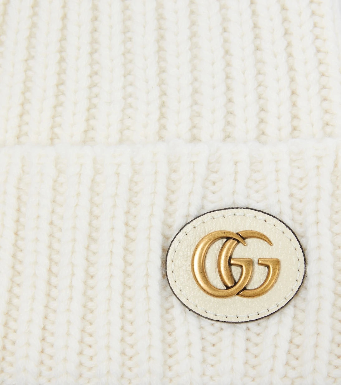 Gucci - Wool and cashmere leather-trimmed beanie