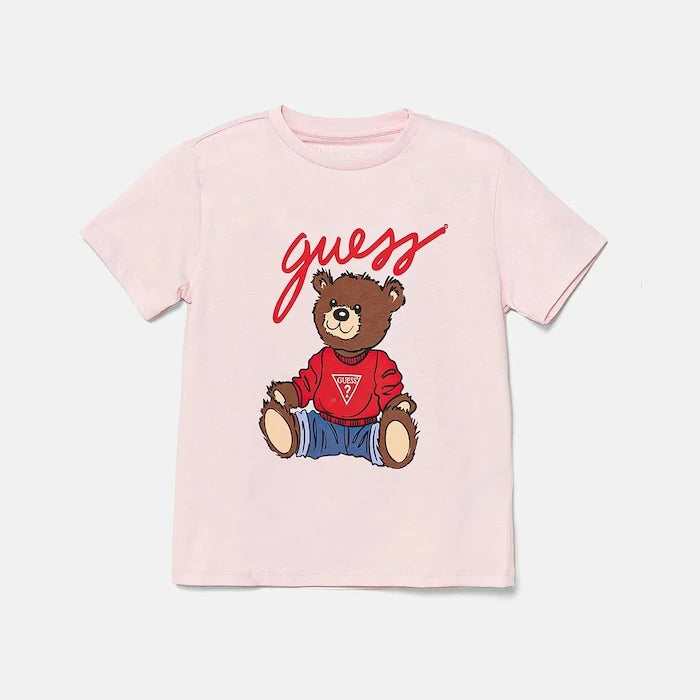 Детска памучна тениска Guess