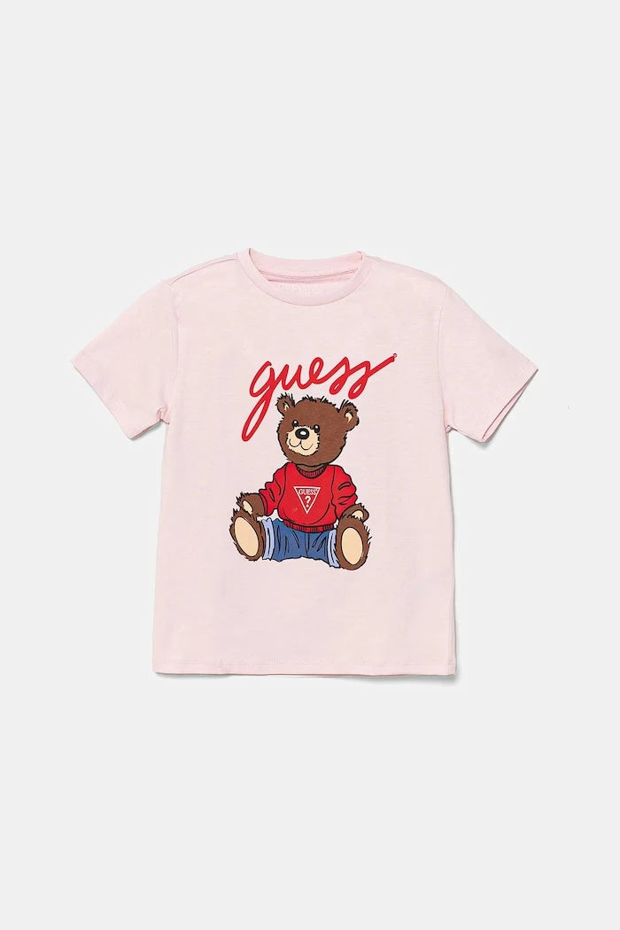 Детска памучна тениска Guess