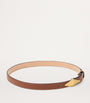 Jimmy Choo Brown Leather Diamond Belt