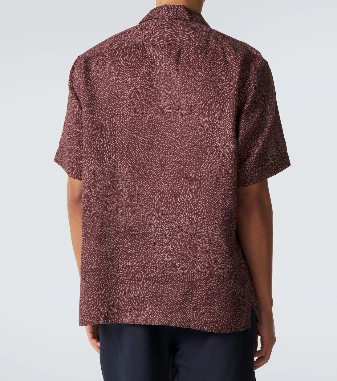 Brioni - Printed linen bowling shirt