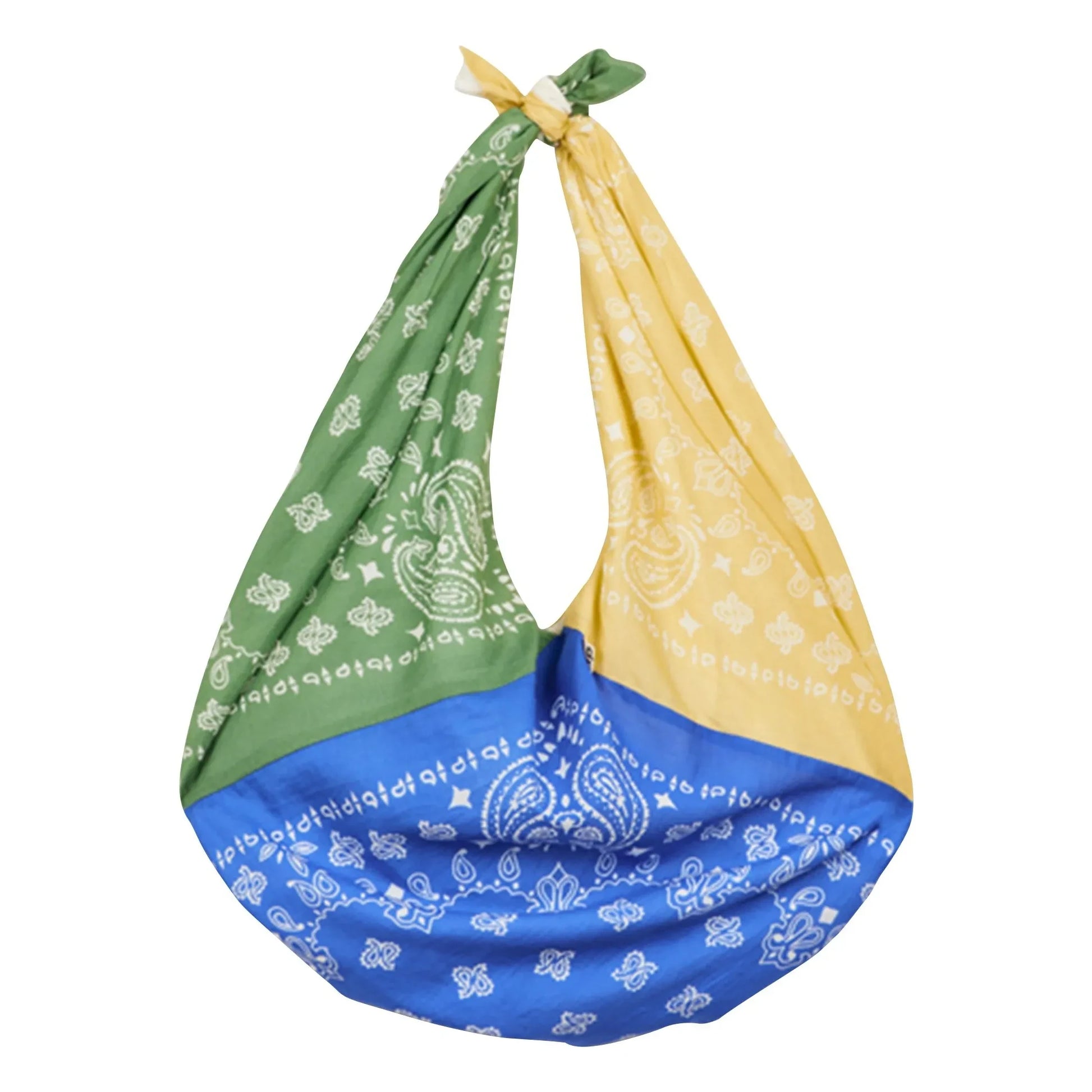 a.p - Cotton Veil Bandana Bag | Blue