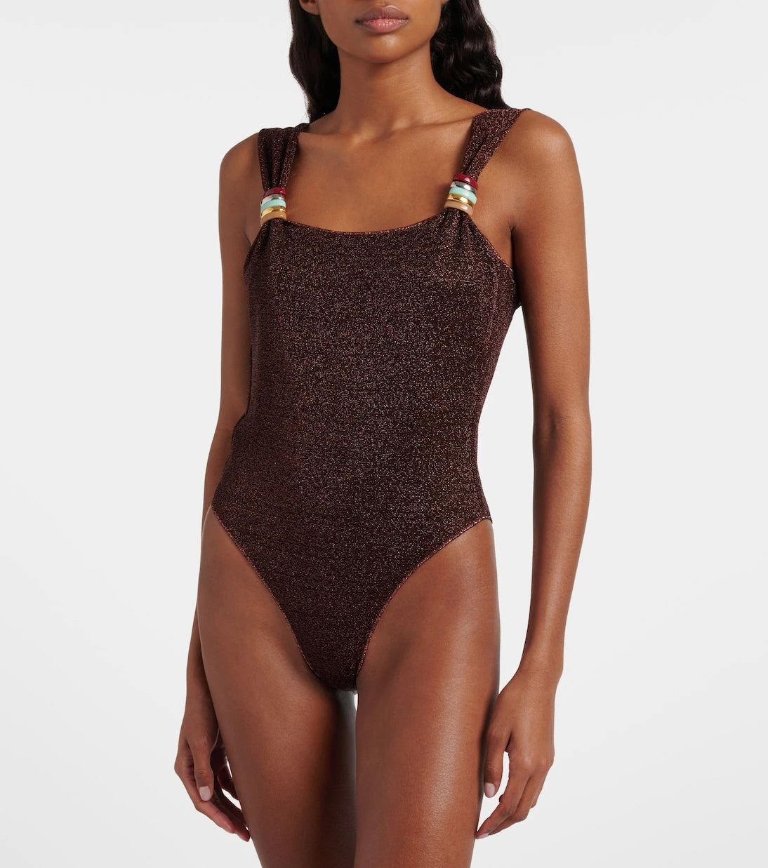Oséree - Lumière ring-detail swimsuit