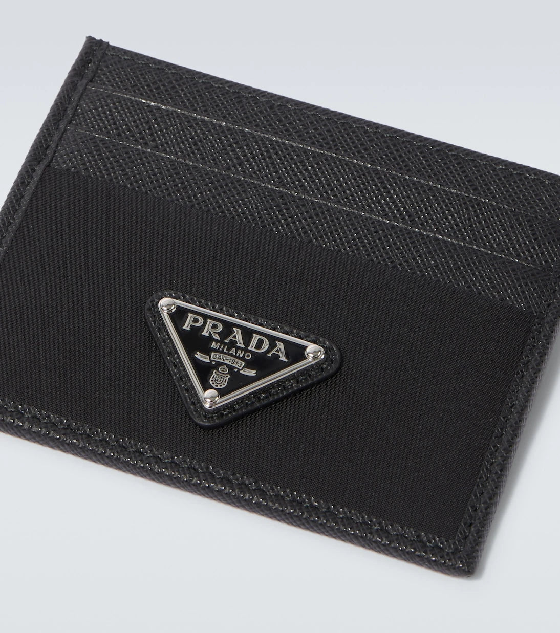 Prada - Re-Nylon and Saffiano leather card holder
