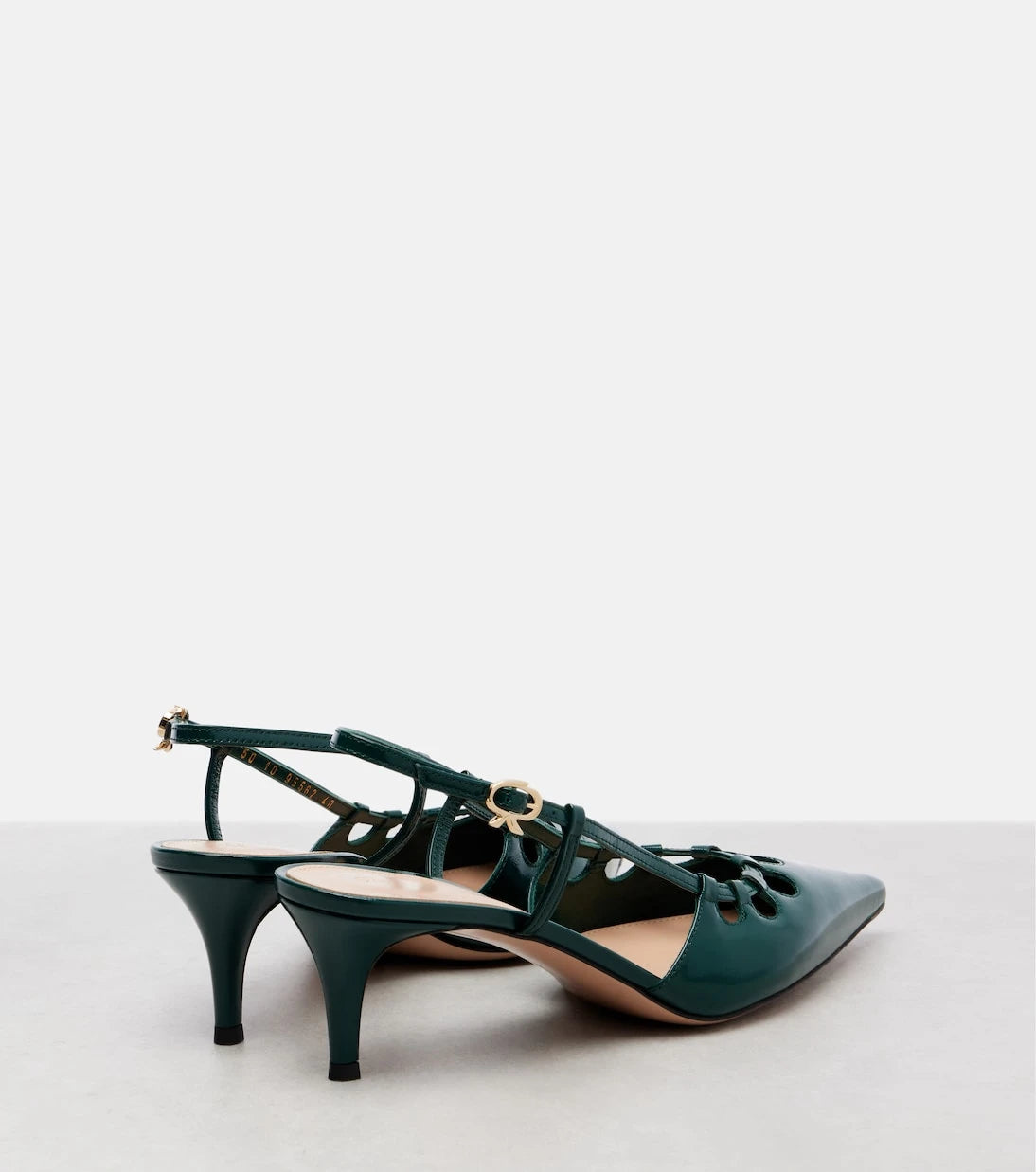 Gianvito Rossi - Eloise 55 leather slingback pumps