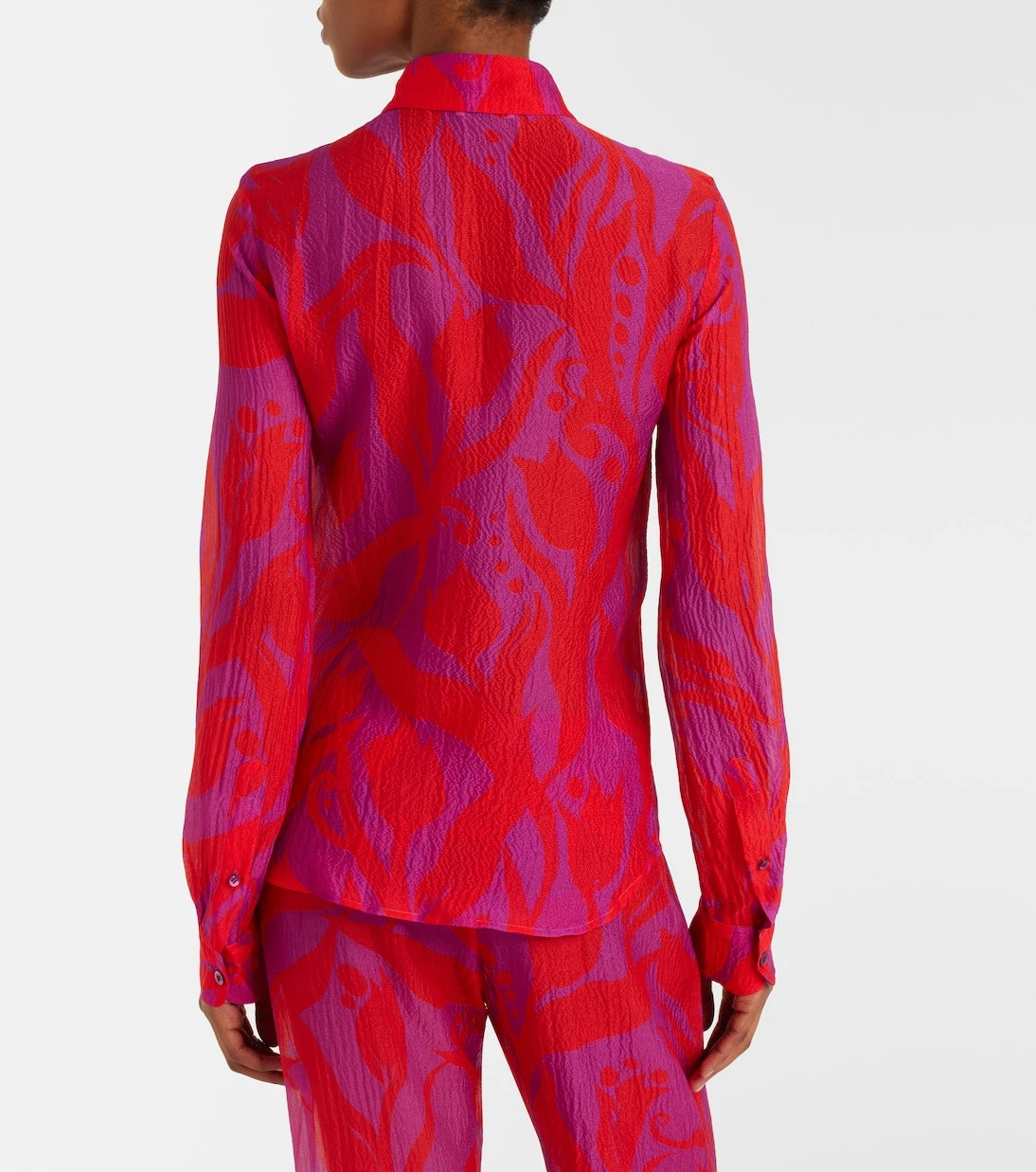 Dries Van Noten - Cloudy printed silk shirt