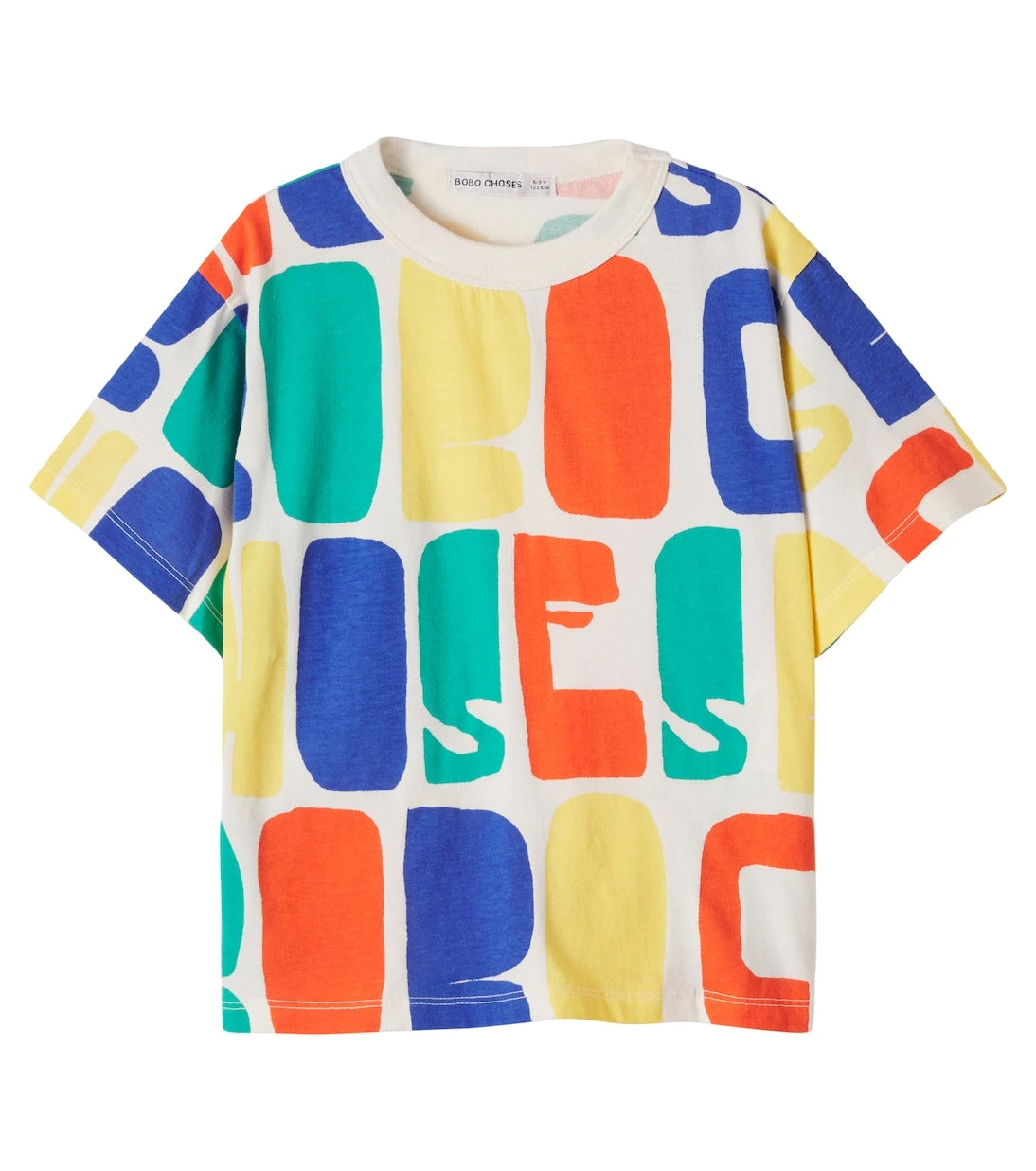 Bobo Choses - Logo colorblock cotton T-shirt