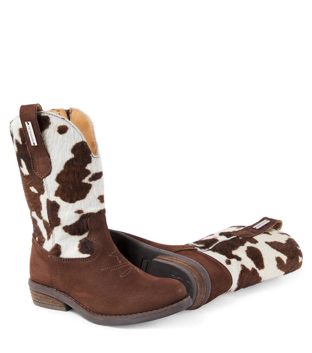 Monnalisa - Calf hair and suede cowboy boots