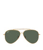 Ray-Ban Gold Classic Aviator Sunglasses