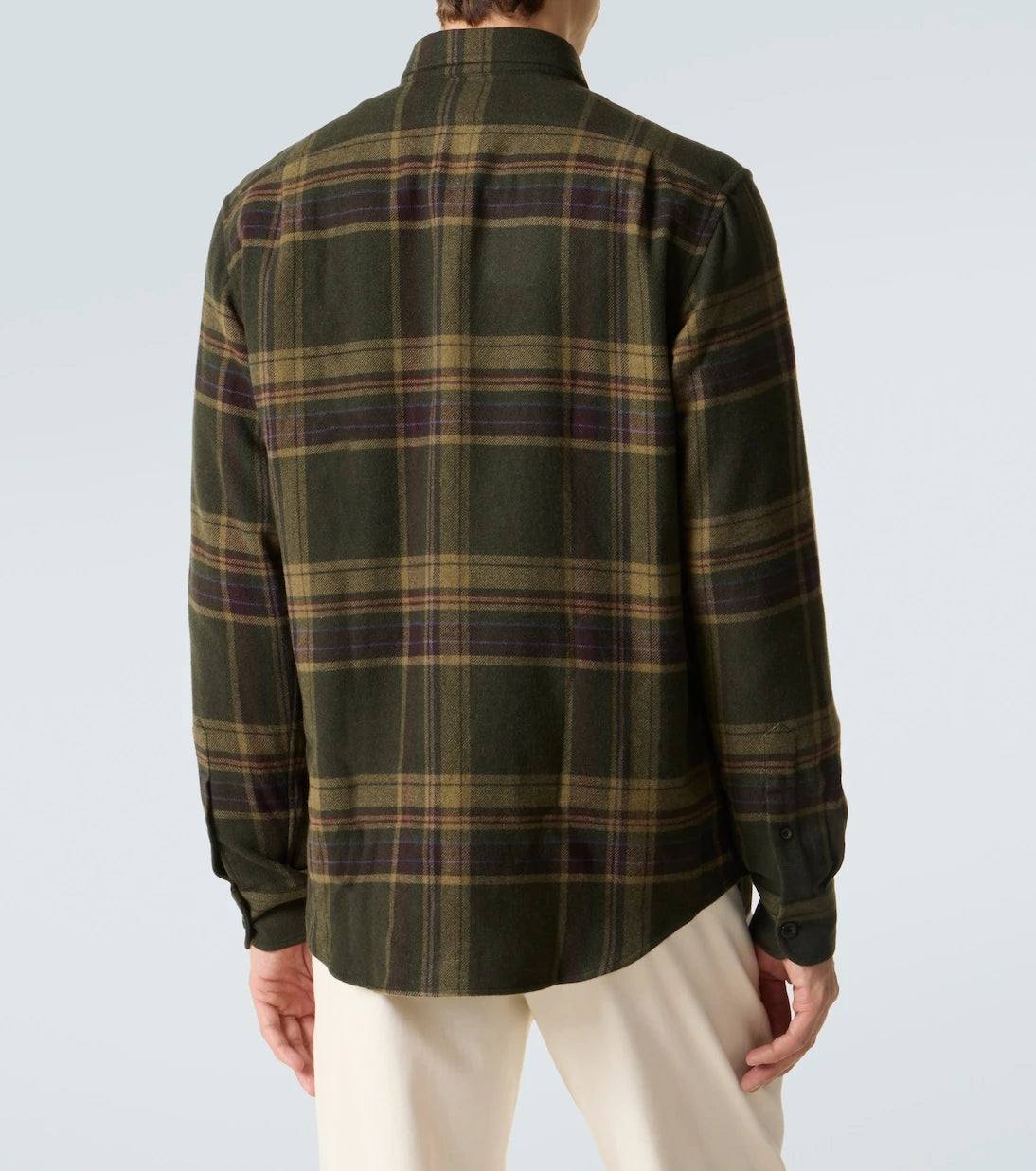 Ralph Lauren Purple Label - Checked cashmere shirt