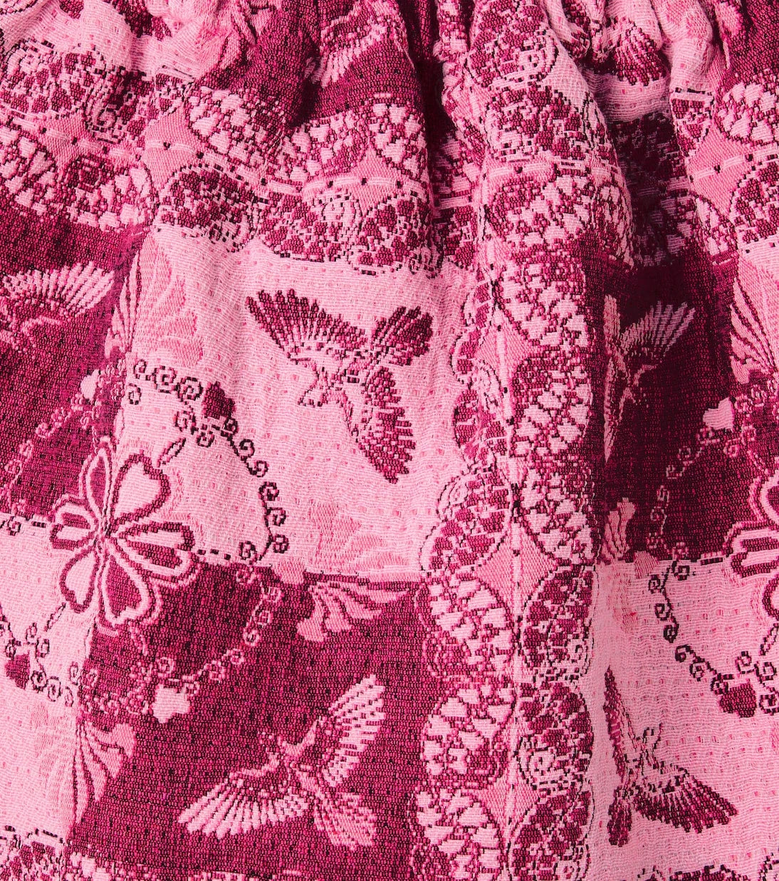 Bebe Organic - Nina needlepoint cotton-blend skirt