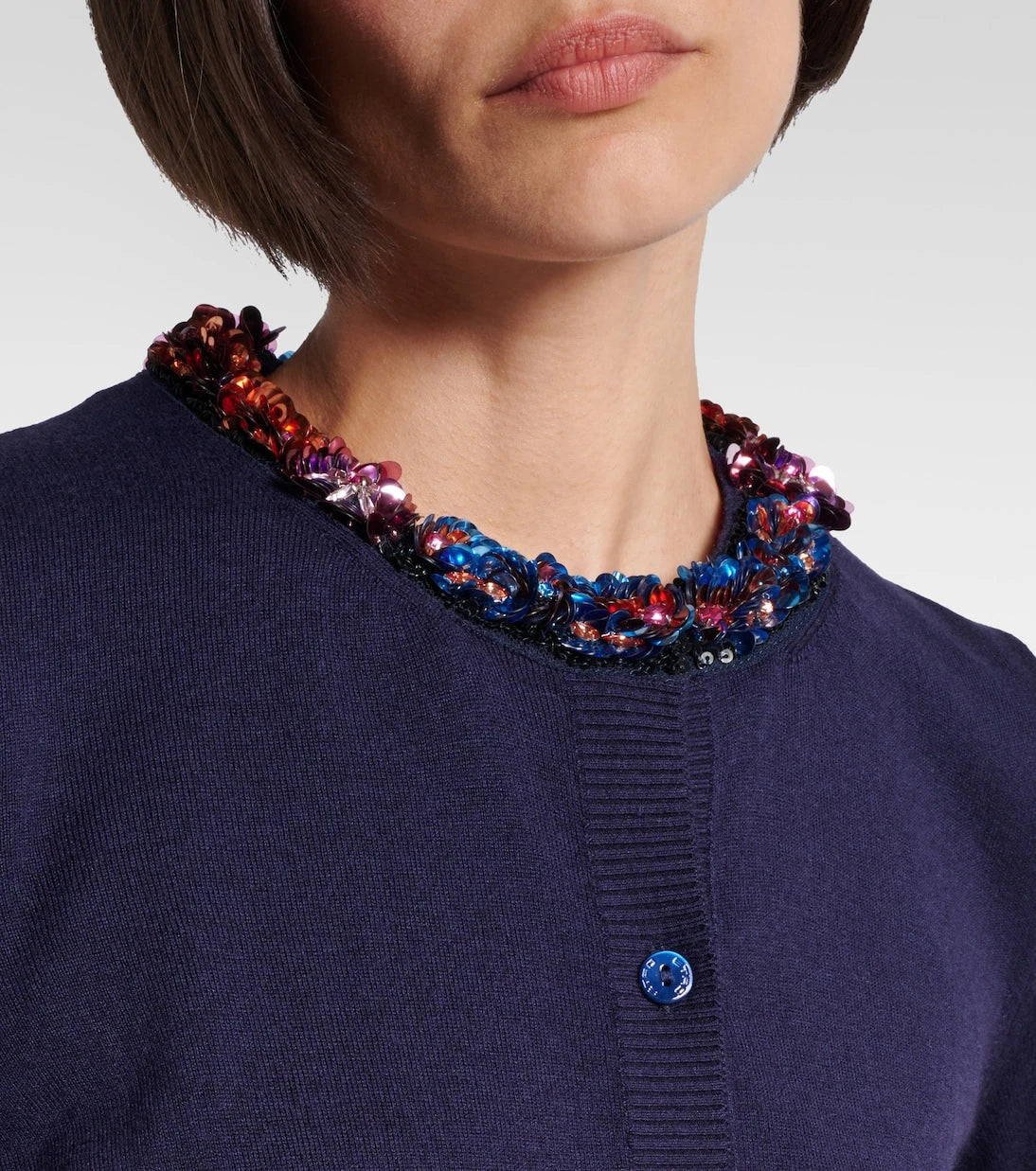 Etro - Embellished silk and cashmere cardigan
