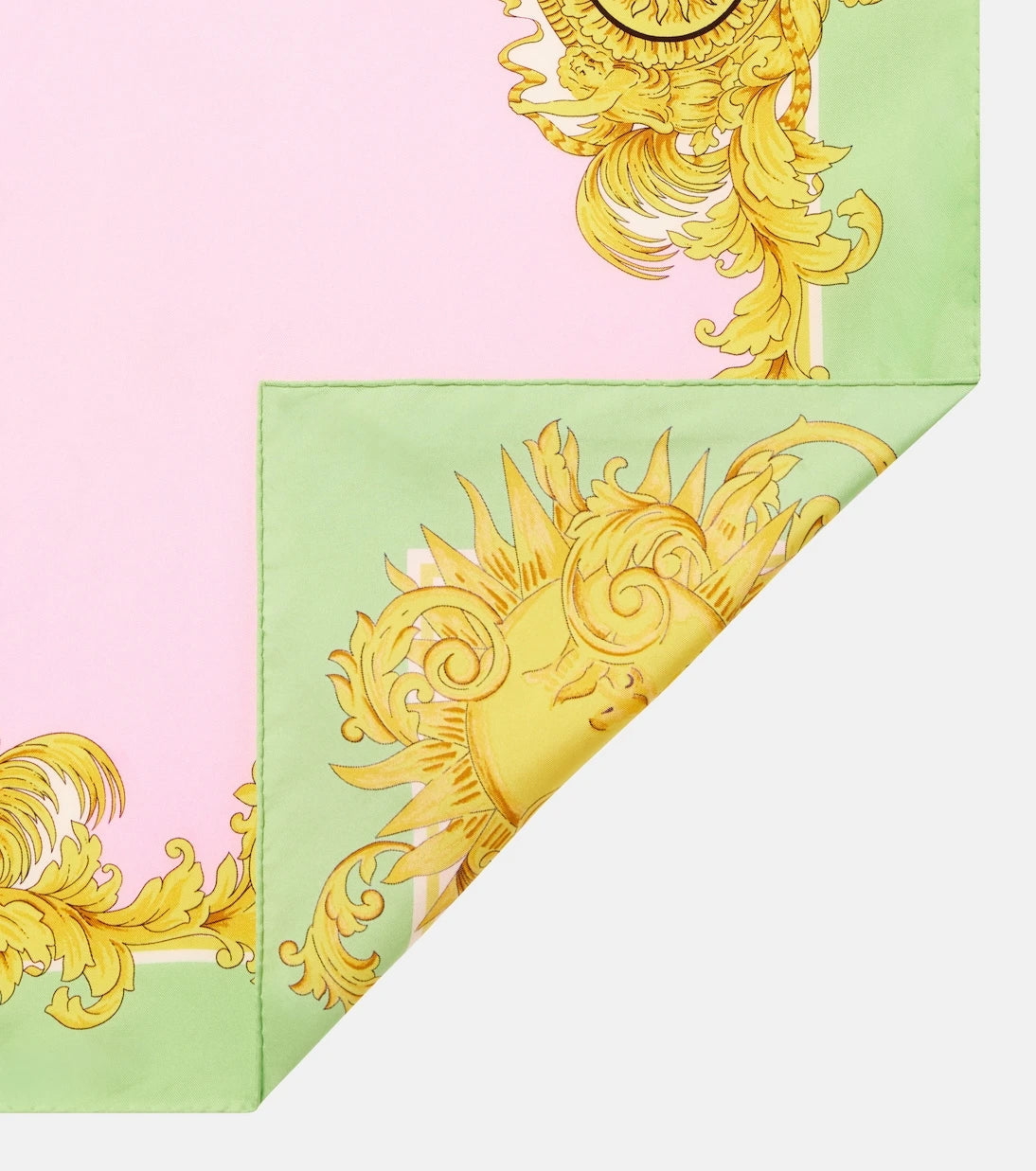 Versace - Printed silk twill scarf