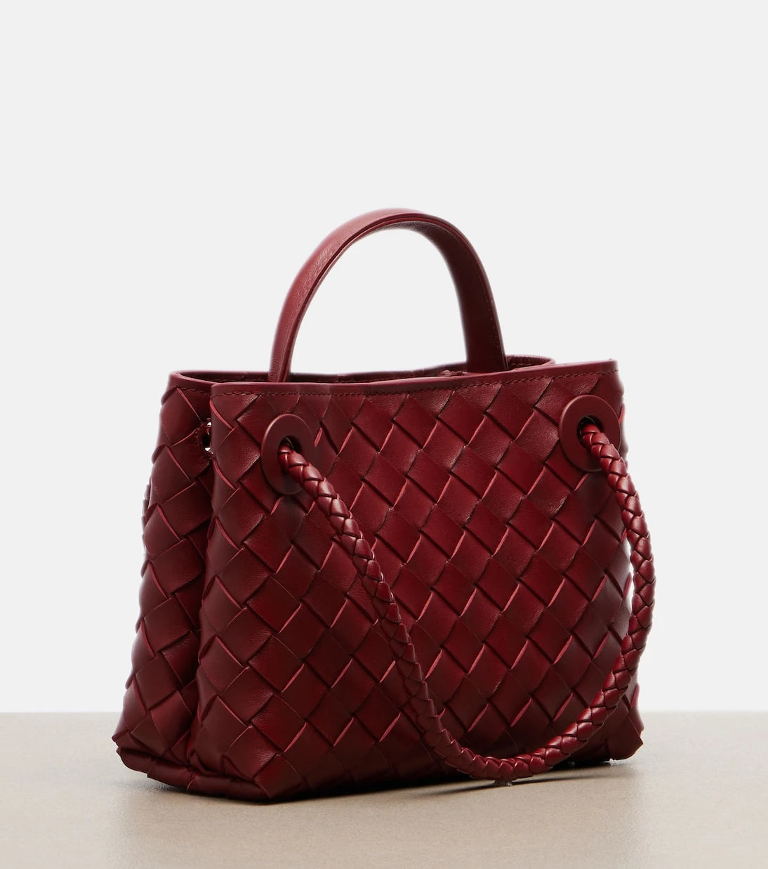 Bottega Veneta - Andiamo Mini leather top-handle bag