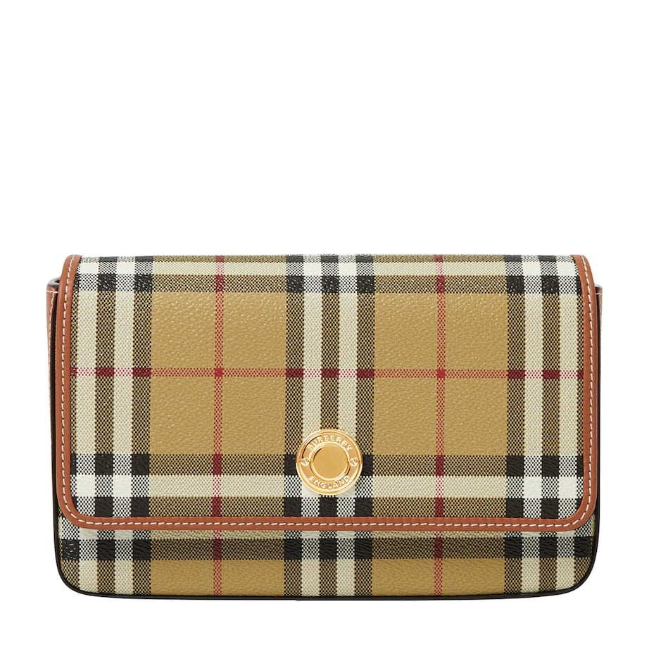 Beige Check Hampshire Cross-Body Bag