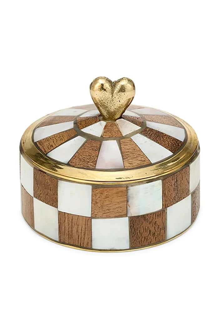 Кутия с капак Doing Goods Heart Circus Box Woody