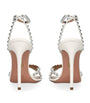 White Leather Tequila Sandals 105