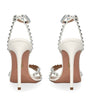 White Leather Tequila Sandals 105