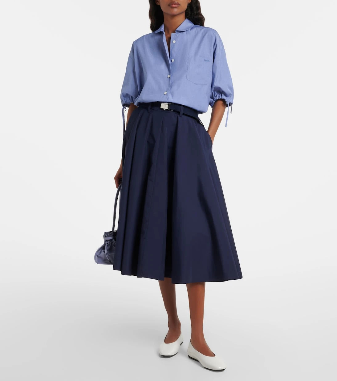 Prada - Leather ballet flats