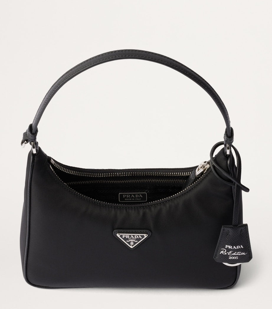 Black Re-Nylon Re-Edition 2005 Shoulder Bag