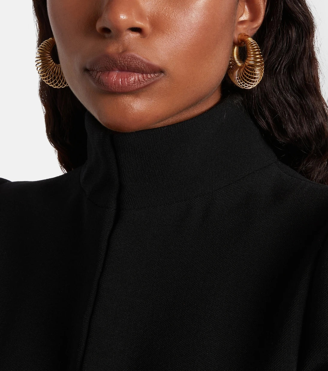 Alaïa - Spiral hoop earrings