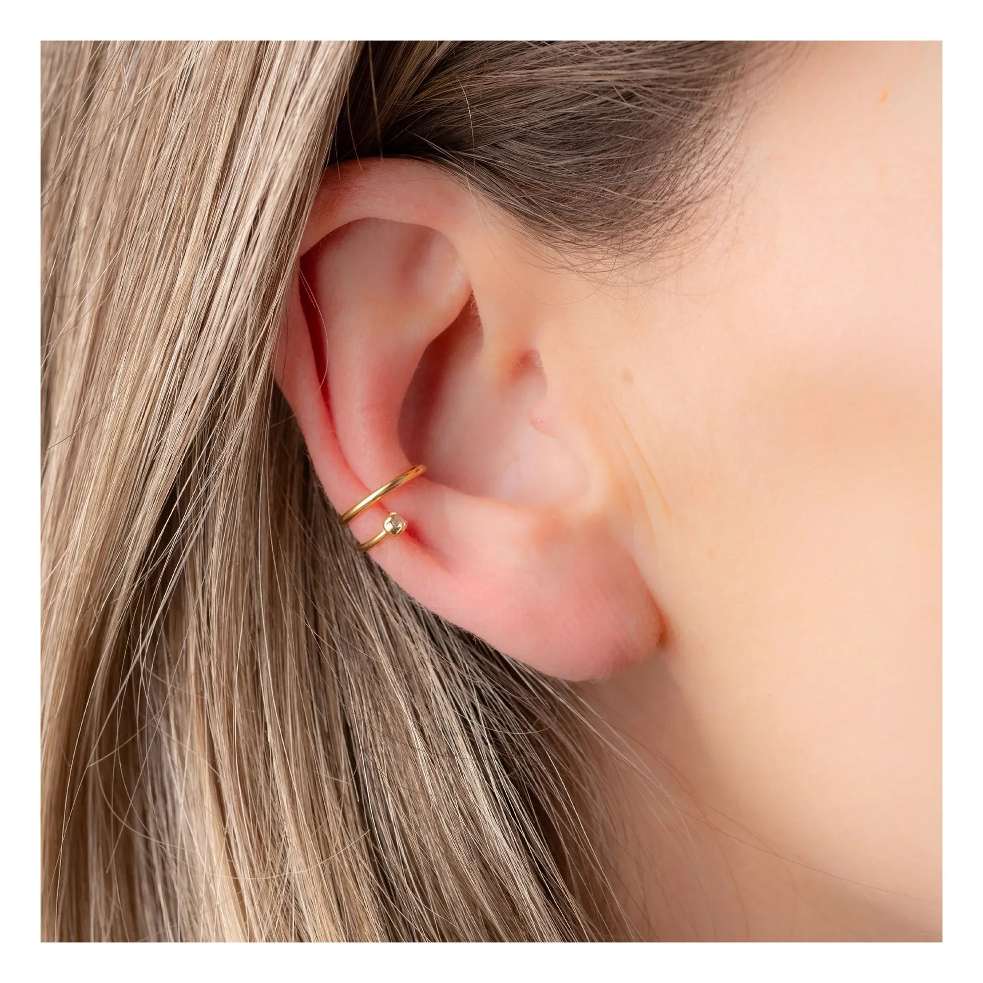 April Please - Earcuff Ernest | Champagne