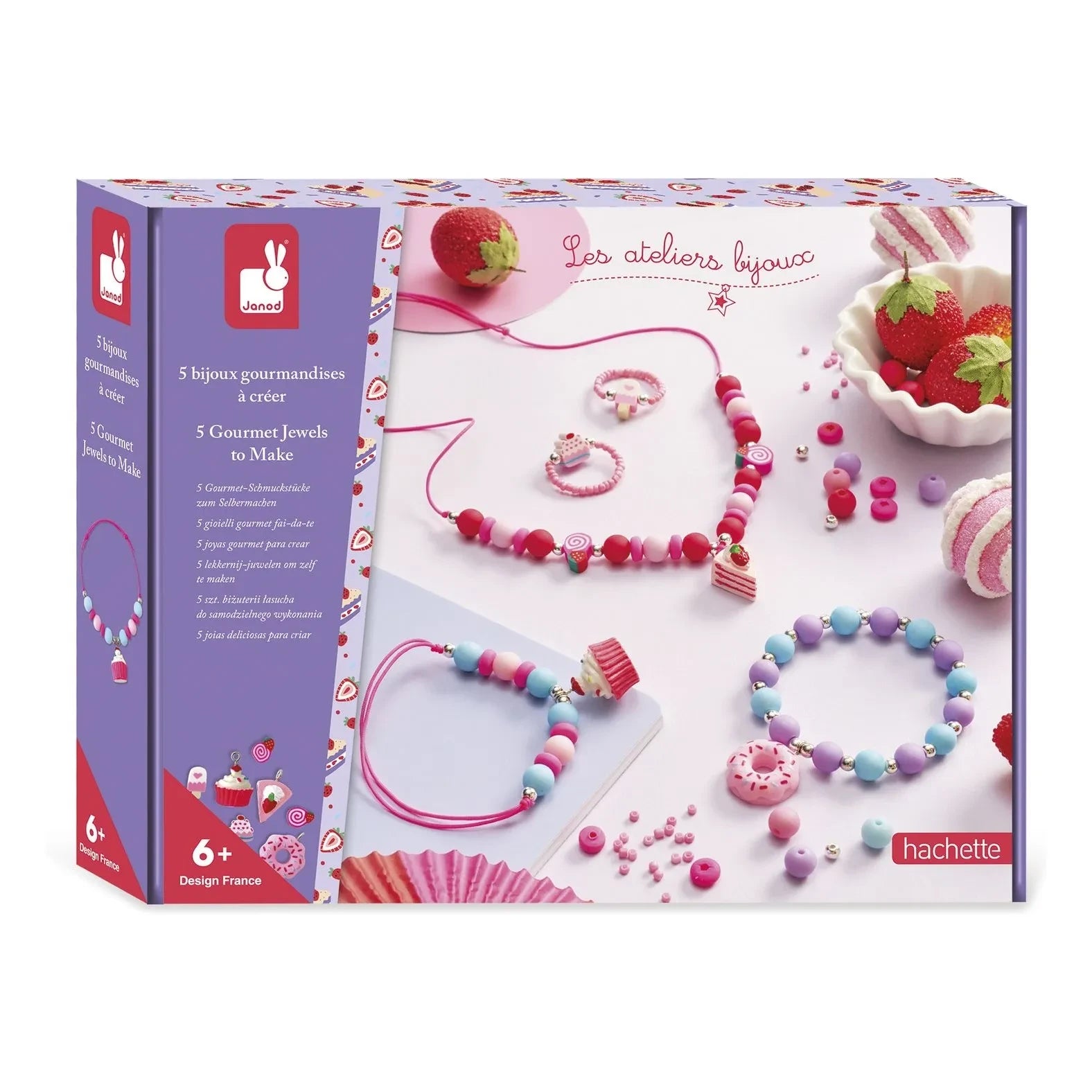 Janod - Bijoux Gourmandise à créer - Janod x Hachette
